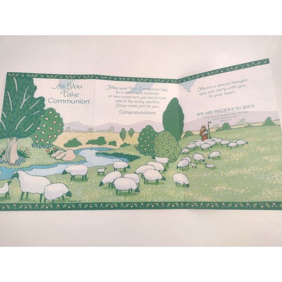 Baptism & Confirmation Celebration Greeting Card Lot Of 4 Religious Cards - Picture 8 of 9